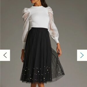 Anthropologie Dolan Puff Sleeve Top